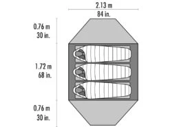 Tente Msr Elixir 3 17 Tente Msr Elixir 3 -TrekAbri Boutique 10312 msr elixir 3 floorplan top