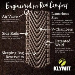 Matelas Klymit Static V Luxe 11 Matelas Klymit Static V Luxe -TrekAbri Boutique matelas gonflable klymit static v luxe